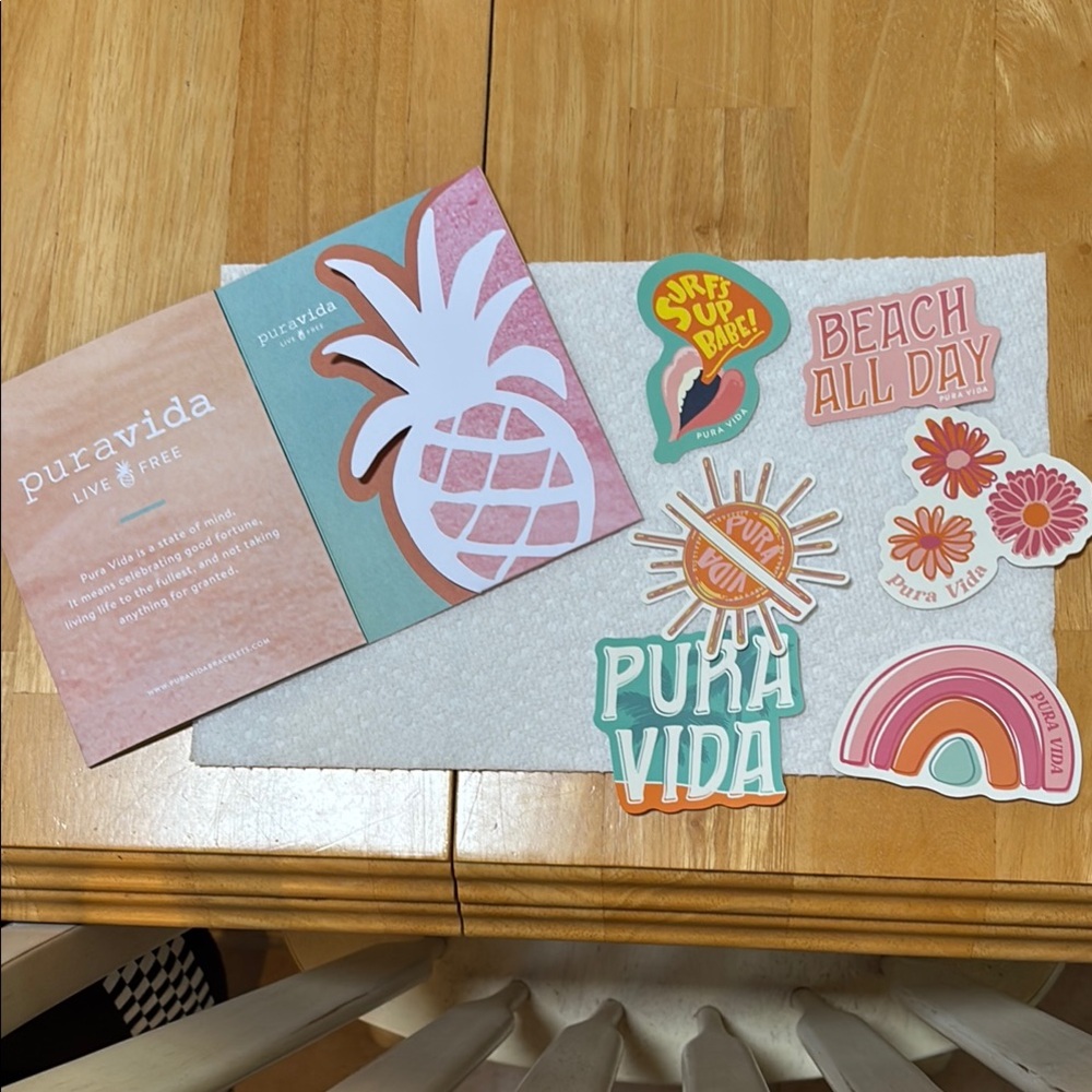 Pura Vida Vibrant Sticker Collection